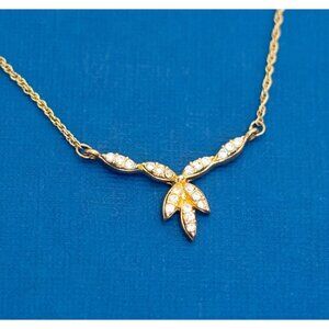 18'' Rhinestone Prom Vintage Necklace by Avon - D31